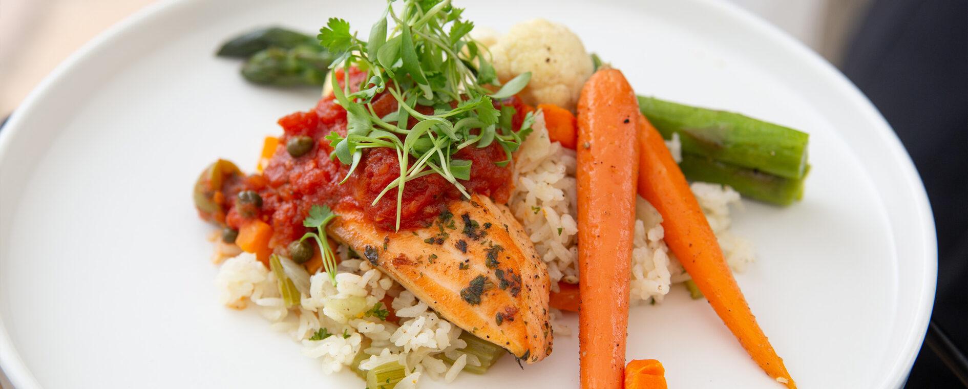 Wedding caterer in the bay area - salmon