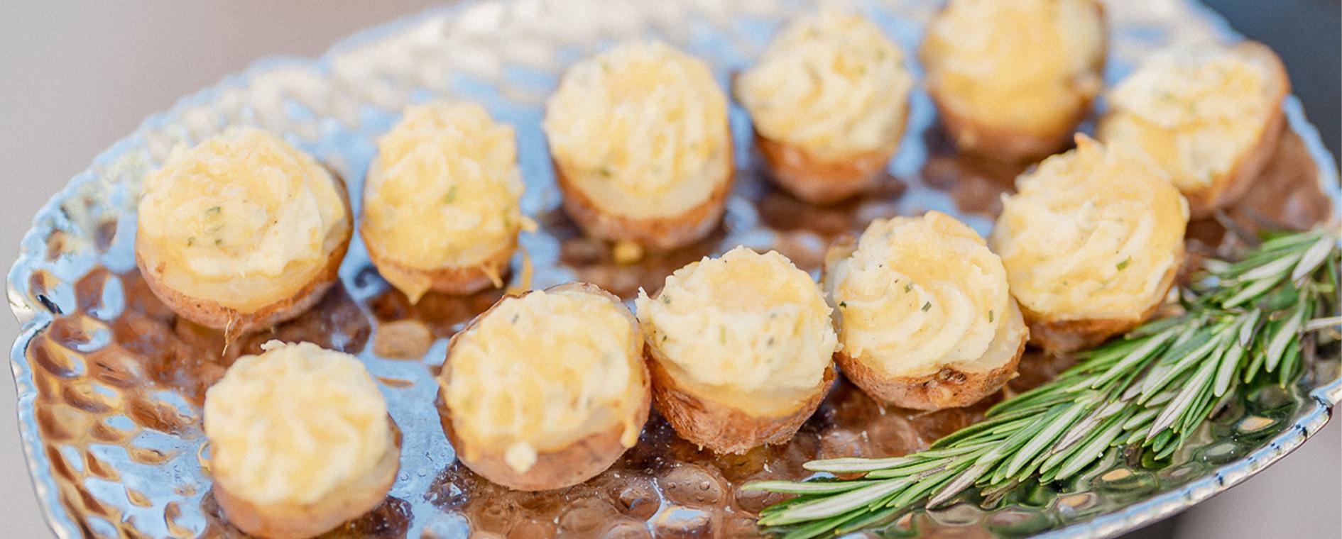 Wedding caterer in the bay area - twice baked potatoes